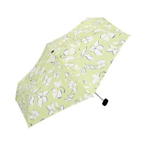 折りたたみ傘 シルエットフラワー ミニ レディース