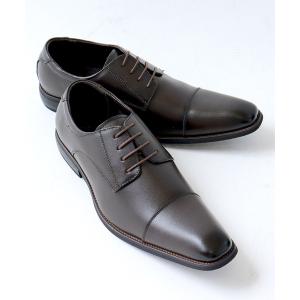 ビジネスシューズ 本革ビジネスシューズ ストレートチップ 流れモカ メンズ