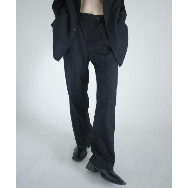 スラックス パンツ RUKA - アシンメトリーデザインスラックス made in INTER FA...