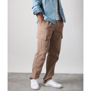 カーゴパンツ T/C ストレートシルエット イージーカーゴパンツ メンズ レディース