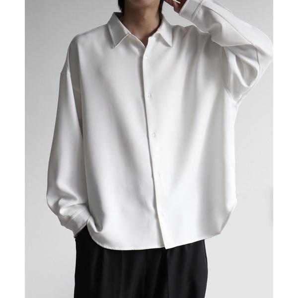 シャツ 「welise/ウェライズ」「ヘビーウェイト」リッチドレープスムース 無地/ストライプ ルー...