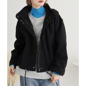 マウンテンパーカー ウインドブレーカー atONE チノツイルマウンテンパーカー レディース