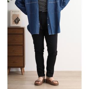 チノパン atONE 美人シルエット ストレートパンツ レディース