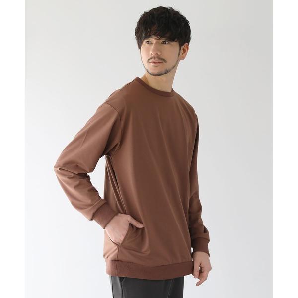 tシャツ サイドスリットポケット付きライトスオンスウェットシャツ メンズ