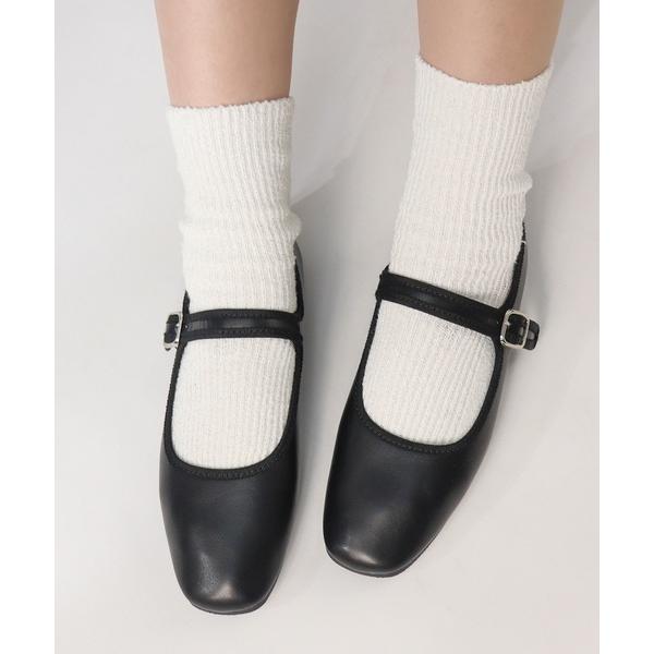 パンプス スクエア カンフーシューズ