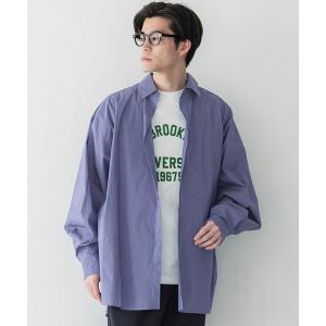 メンズ シャツ ブラウス メンズ ストライプオーバーシルエットシャツ