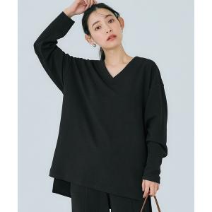 tシャツ エンボスVネックプルオーバー レディース｜ZOZOTOWN Yahoo!店