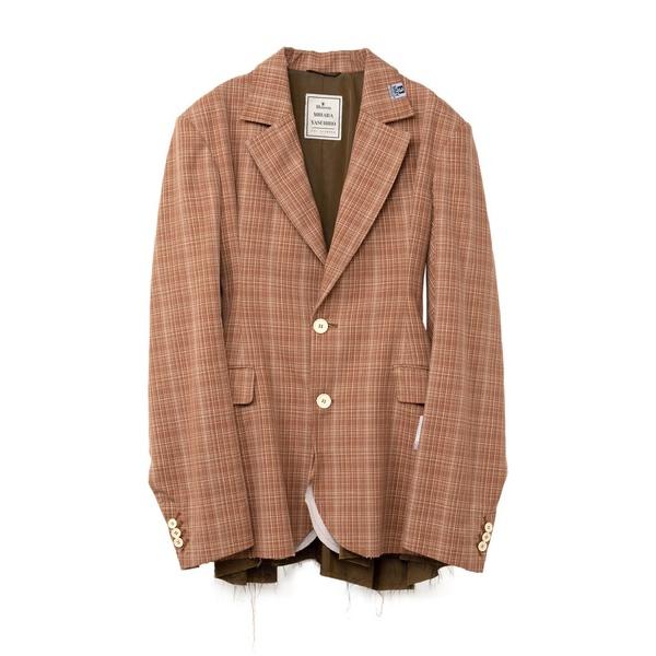 MAISON MIHARA YASUHIRO Maison Mihara Yasuhiro Random Check Broken Jacket ジャケット