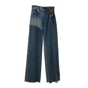 パンツ デニム ジーンズ レディース Deconstructed Denim Pants｜zozo