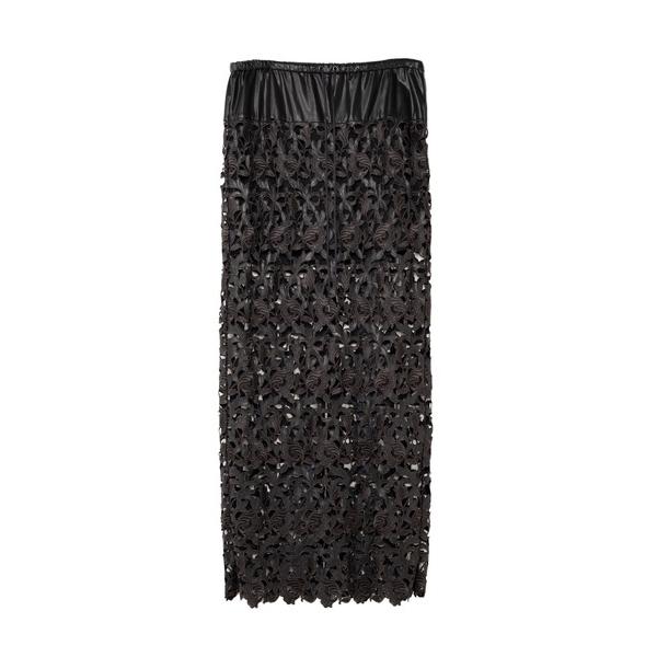 MAISON MIHARA YASUHIRO Maison Mihara Yasuhiro Fake Leather Lace Skirt スカート