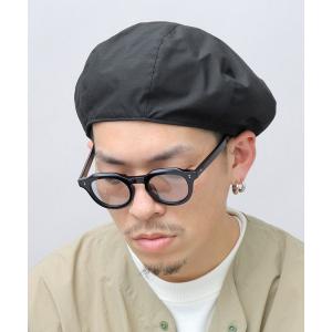 帽子 メンズ CORDURAナイロン×オーガニックコットン（日本製生地） リップストップ コーデュラコットン ベレー帽｜zozo