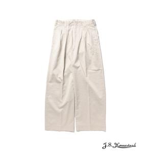 メンズ パンツ チノパン 「J.S.Homestead」HEAVY WEAPON DEEP TUCK M52 TROUSERS｜zozo