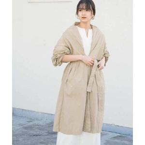 コート アウター BIGカラーライトコート レディース