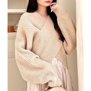 ニット セーター クロスニット レディース