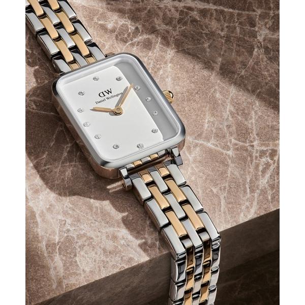 腕時計 Quadro Lumine 5-Link Two-Tone レディース