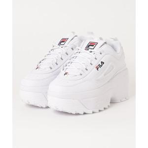 スニーカー FILA/フィラ  レディース スニーカー  Disruptor2 Wedge　ディスラプター2 ウェッジ 厚底 脚長 WFW22044