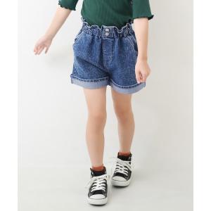 パンツ デニム ジーンズ キッズ 楽デニム ハイウエストフリルショートパンツ｜ZOZOTOWN Yahoo!店