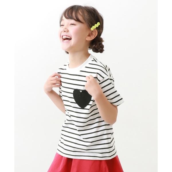 tシャツ 名札穴あかない 半袖Tシャツ キッズ 子供服 男の子 女の子