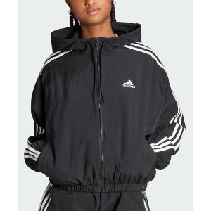アディダス　adidas ブルゾン ジャンバー エッセンシャルズ スリーストライプス ウーブン ウインドブレーカー / アディダス adidas レディース