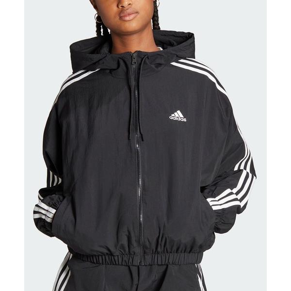 アディダス　adidas ブルゾン ジャンバー エッセンシャルズ スリーストライプス ウーブン ウイ...