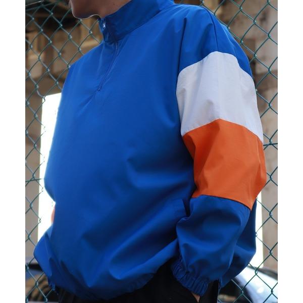 ブルゾン アウター ハーフジップナイロンジャケット メンズ レディース