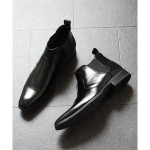 ブーツ LASSU＆FRISS / スクエアトゥドレスブーツ メンズ