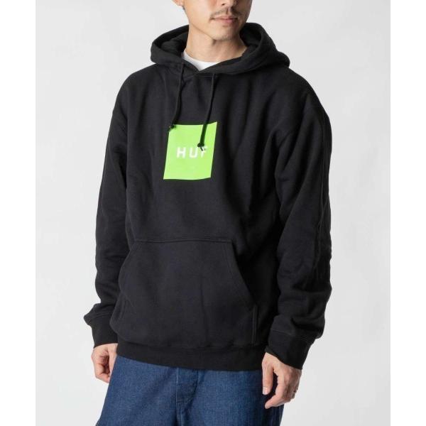 パーカー メンズ HUF ESSENTIALS BOX LOGO P/O HOODIE　ハフ エッセ...