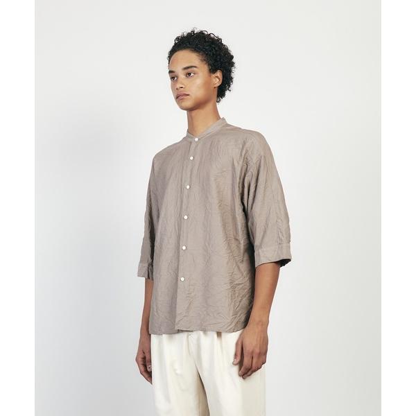 シャツ TROVE 2023SS / LINEN/MICRO FIBER 7SLEEVE SHIRT...