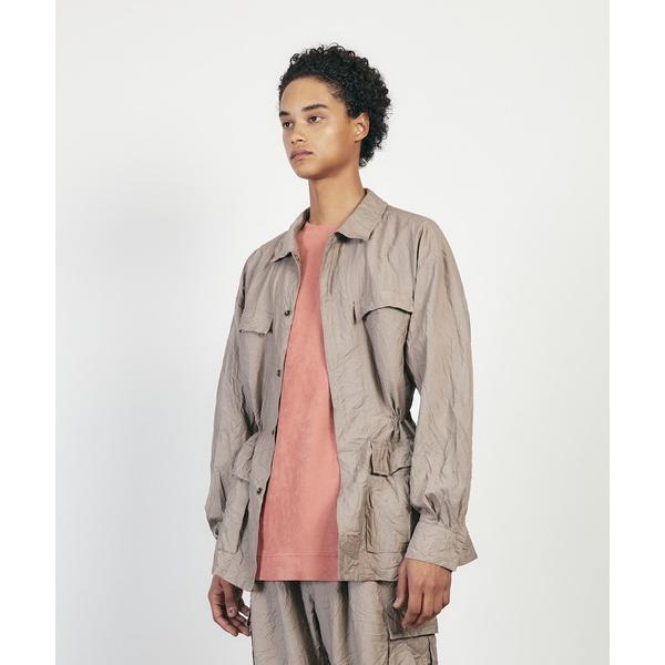 ミリタリージャケット モッズコート TROVE 2023SS / LINEN/MICRO FIBER...