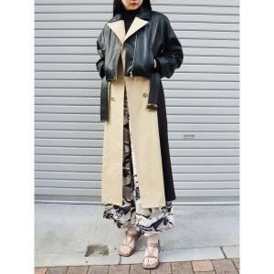 KAPITAL キャピタル *コットンデニムノーカラーロングワンピース