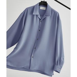 シャツ ブラウス DryツイルオープンカラーシャツLS