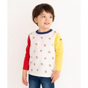 tシャツ ビーンズ総柄 長袖Ｔシャツ キッズ 子供服 男の子 女の子｜ZOZOTOWN Yahoo!店