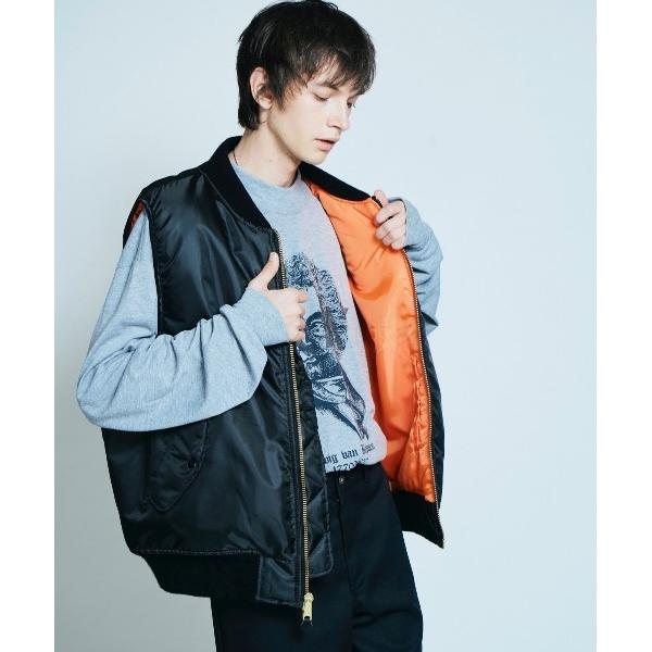 ベスト ジレ THRIFTY/スリフティールック ROTHCO MA-1 BLACK PANTHER...