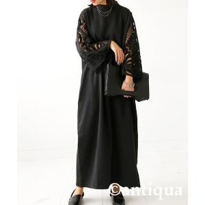 アンティカ antiqua ワンピース 袖レース...の商品画像