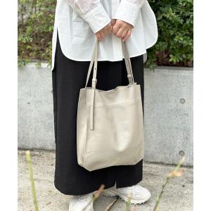 トートバッグ BEAURE ヴュレ カウレザー マチ付き A4 縦型 トート レディース メンズ
