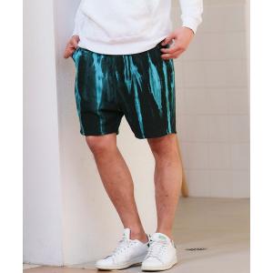 パンツ メンズ mp10843-Tie dye Pattern Sarrouel Short Pants ショートパンツ