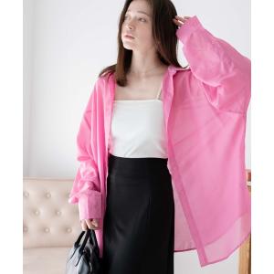 シャツ ブラウス WEGO/ボリュームスリーブシアーシャツ