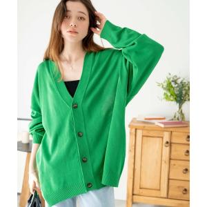 カーディガン WEGO/リネンライクルーズカーディガン
