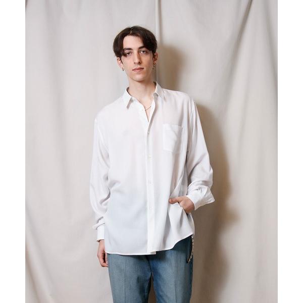 シャツ 「FACTOTUM」リヨセルスクエアヘムシャツ メンズ レディース