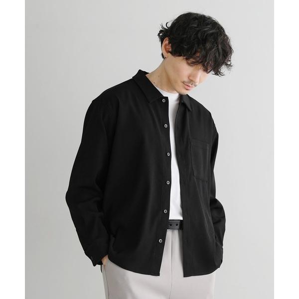 シャツ とろみストレッチセミワイドレギュラーカラー長袖シャツ メンズ