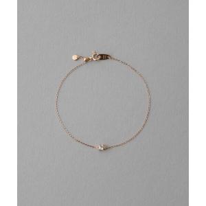 エテ　K10MPG ミストピンク ブラウンダイヤモンド ブレスレット K10MPG ミストピンク ホワイトトパーズ/ブラウンダイヤモンド