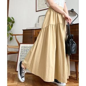 スカート ギャザーデザインスカート