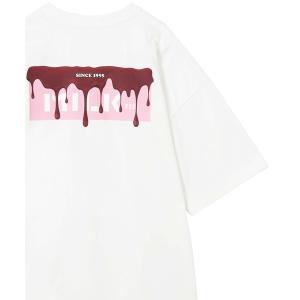 tシャツ Tシャツ レディース MELT BAR LOGO WIDE S/S TEE