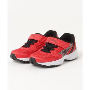 スニーカー キッズ HAWKINS ホーキンス 16-22 MACH DASH キッズ ランニングシューズ HK84758M3 RED/BLACK