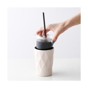 タンブラー ルースト サーモタンブラー M ダイヤ ピンク 保冷 保温 真空二重構造 ステンレスカップ