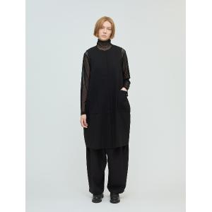 ベスト ジレ mizuiro ind フロントフライコクーンジレ レディース