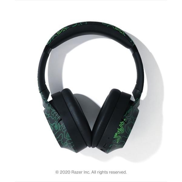 メンズ RAZER X A BATHING APE NEON CAMO HEADSET M