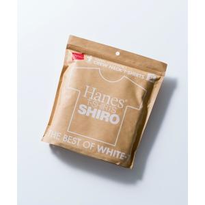 tシャツ 「Hanes/ヘインズ」メンズ SHIRO メンズ クルーネックTシャツ メンズ レディース