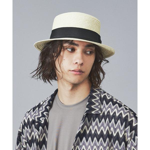 帽子 ハット 「RUBEN/ルーベン」STRAW BOATER HAT /ストローハット/カンカン帽...