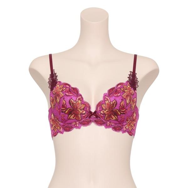 ブラジャー ピクトリアルフラワー グラマーアップブラ(B〜Cカップ）
